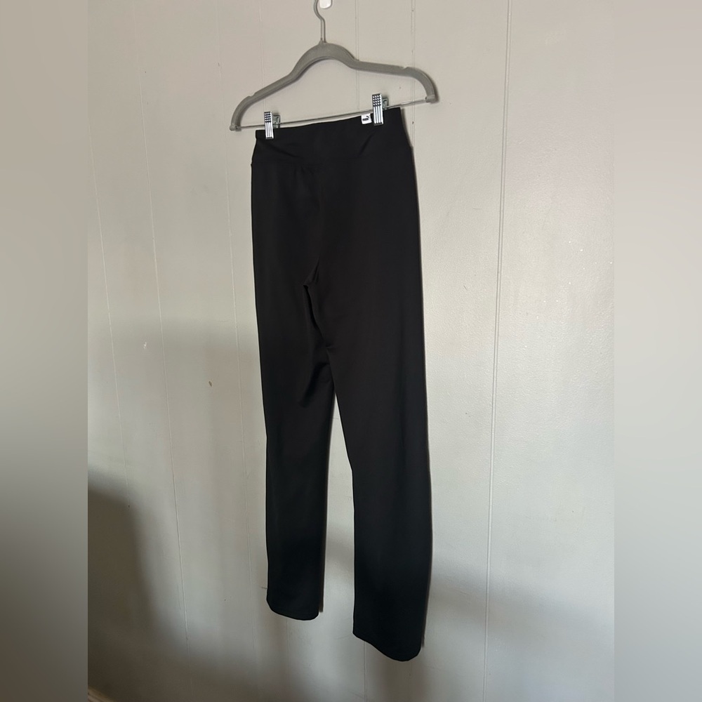 PUMA Black Athletic Jogger Pants Logo Pocket XS - Picture 2 of 6